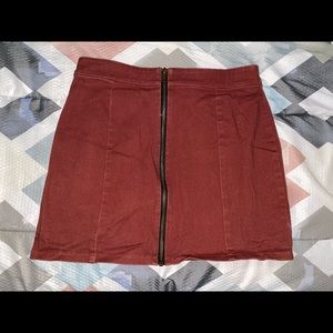 Burnt Orange Skirt